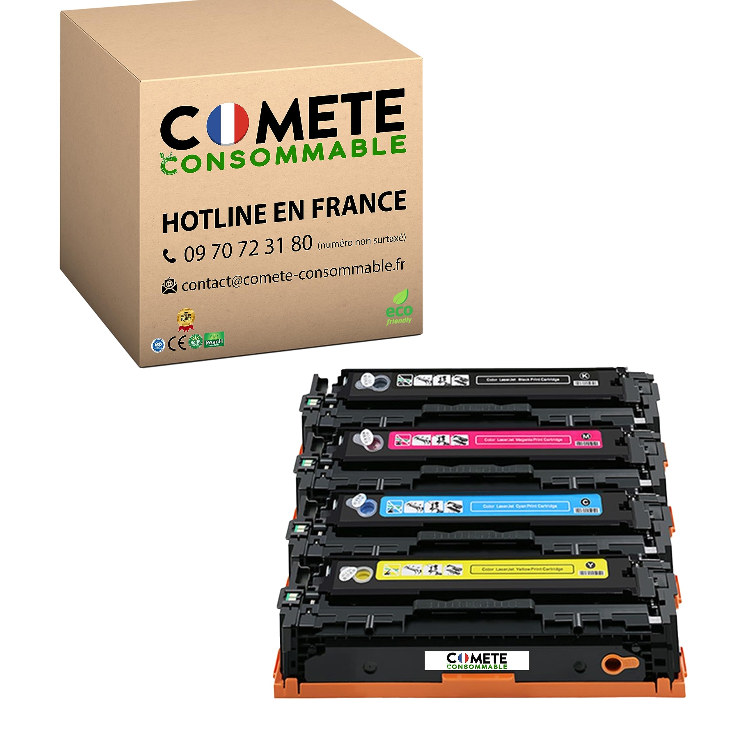 Toner Canon 045H compatible par COMETE pour imprimantes ImageCLASS et LBP