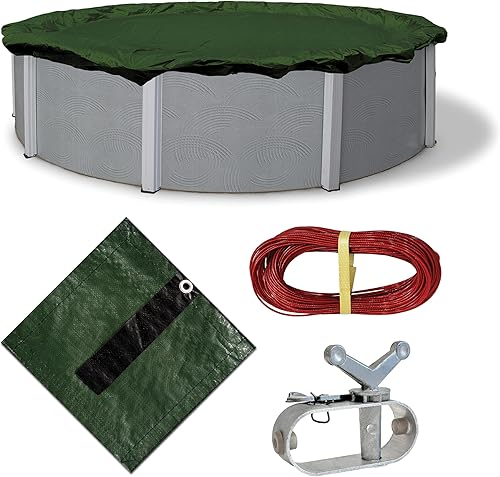 Blue Wave BWC806 - Cubierta de invierno para piscinas, 21 pies, verde bosque