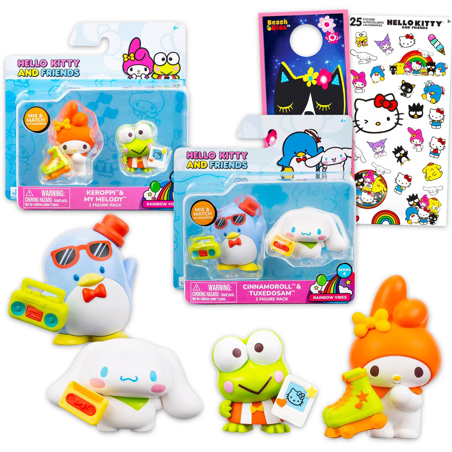 Hello Kitty and Friends Figures Set - Bundle with 4 Dreamland