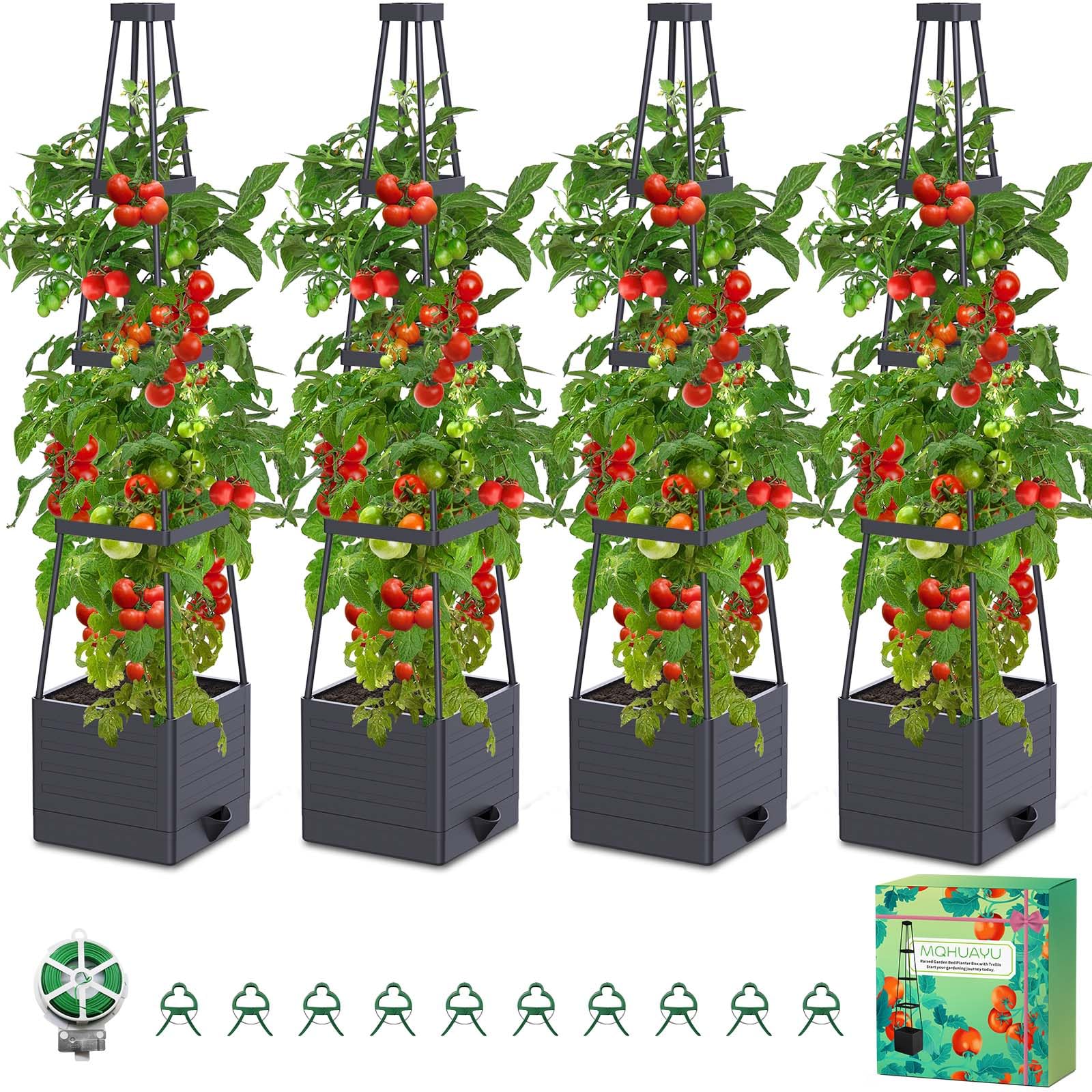 Jardinière surélevée balcon et intérieur pour légumes et vignes