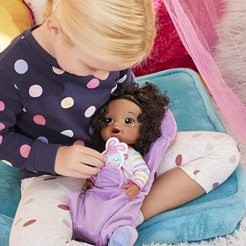 Miniatura 3 de Baby Alive Muñeco de bebé con temática de conejo, muñecas de 12 pulgadas con temática de hora de dormir, saco de dormir y accesorios de muñeca con
