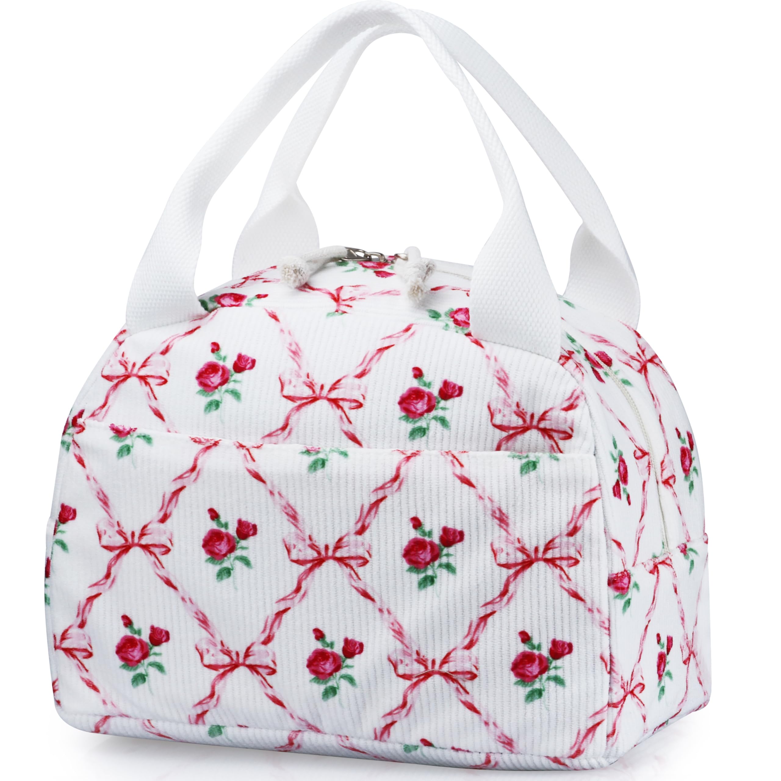 Lunch Bag - Insulated Lunch Box for Women Reusable Large Capacity Cooler Bag for Adult Small Leakproof Cute