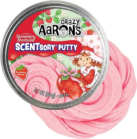 Crazy Aaron"s Strawberry Shortcake™ SCENTsory® Putty - Made in USA