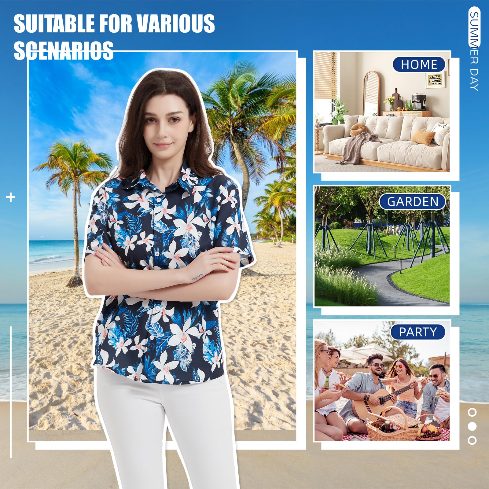 Camisa hawaiana para perro, camisetas de verano para mascotas, estilo floral, transpirable, ropa fresca, camisas hawaianas, regalos para dueños y mascotas, se venden por separado