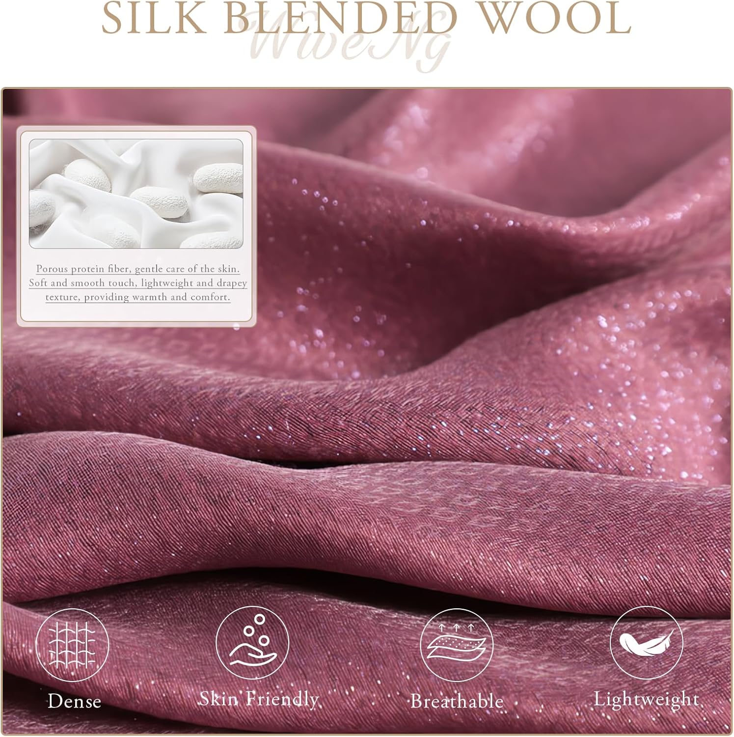 Silk Scarf Chiffon Scarf Women Ginkgo Embroidery Transparent Tulle Lightweight Long Scarf Shawl Wrap Spring Autumn - Image 3