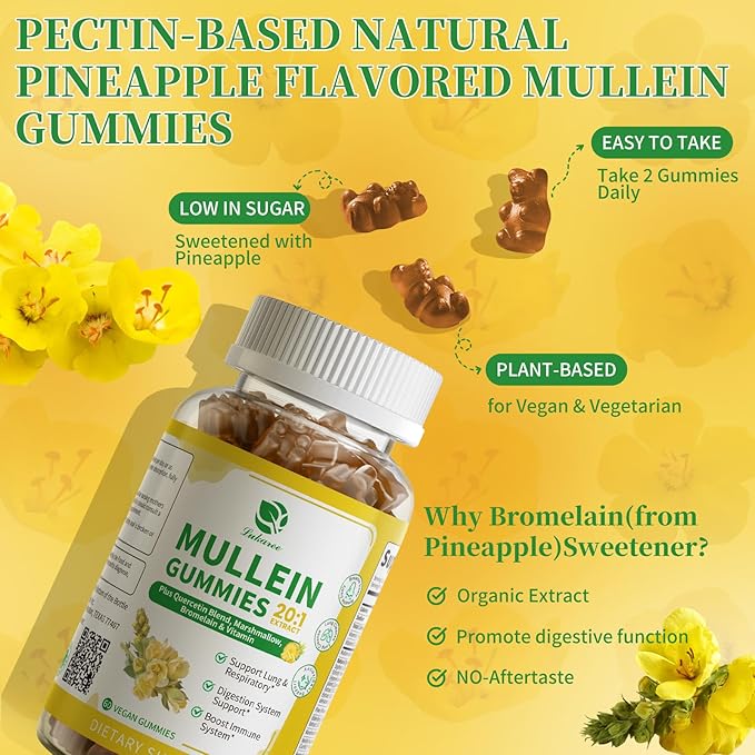 Gomitas de Gordolobo 2 Paquetes para Pulmones miniatura 7