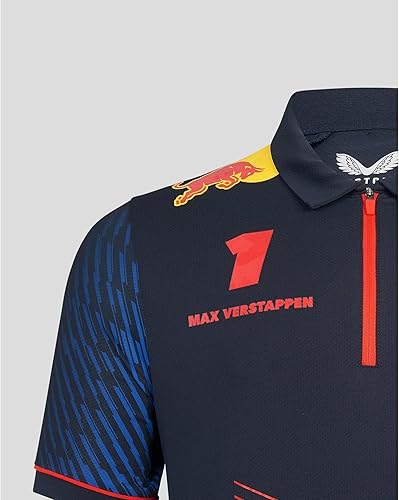 Miniatura 3 de Red Bull Racing F1 Max Verstappen Team Polo para hombre 2023