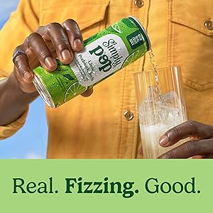 Simply POP Prebiotic Soda Lime Cans, 12 fl oz, 12 Pack