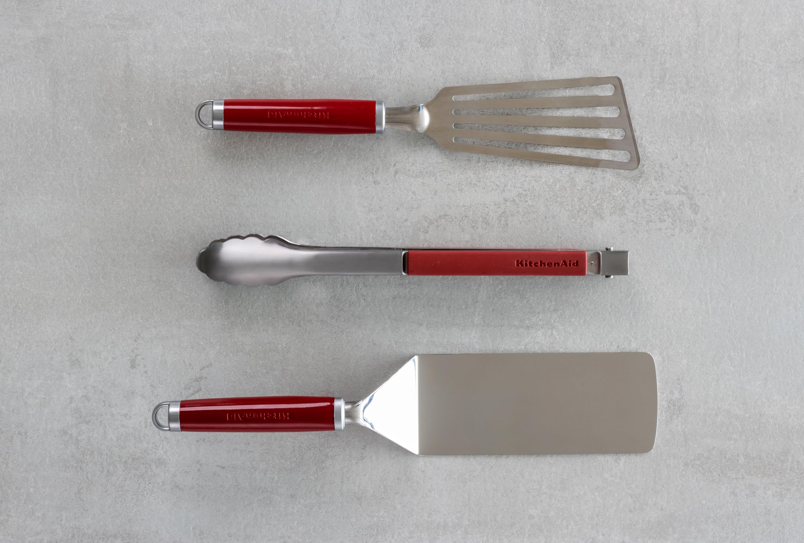 KitchenAid 3-częściowy zestaw do grillowania w pomieszczeniach - Empire Red