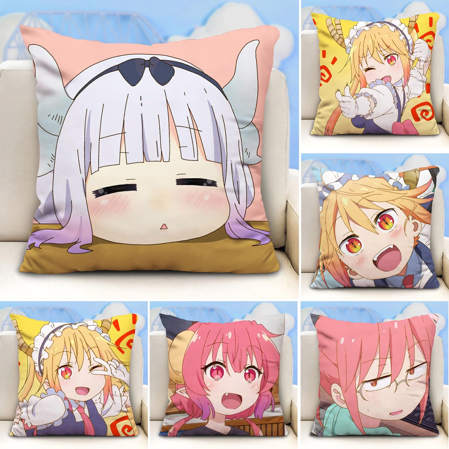 小林さんちのメイドラゴン トール 公式ポップアップ 抱き枕カバー 小林さんちのメイドラゴン』抱き枕を抱えた姿が可愛い！トールの