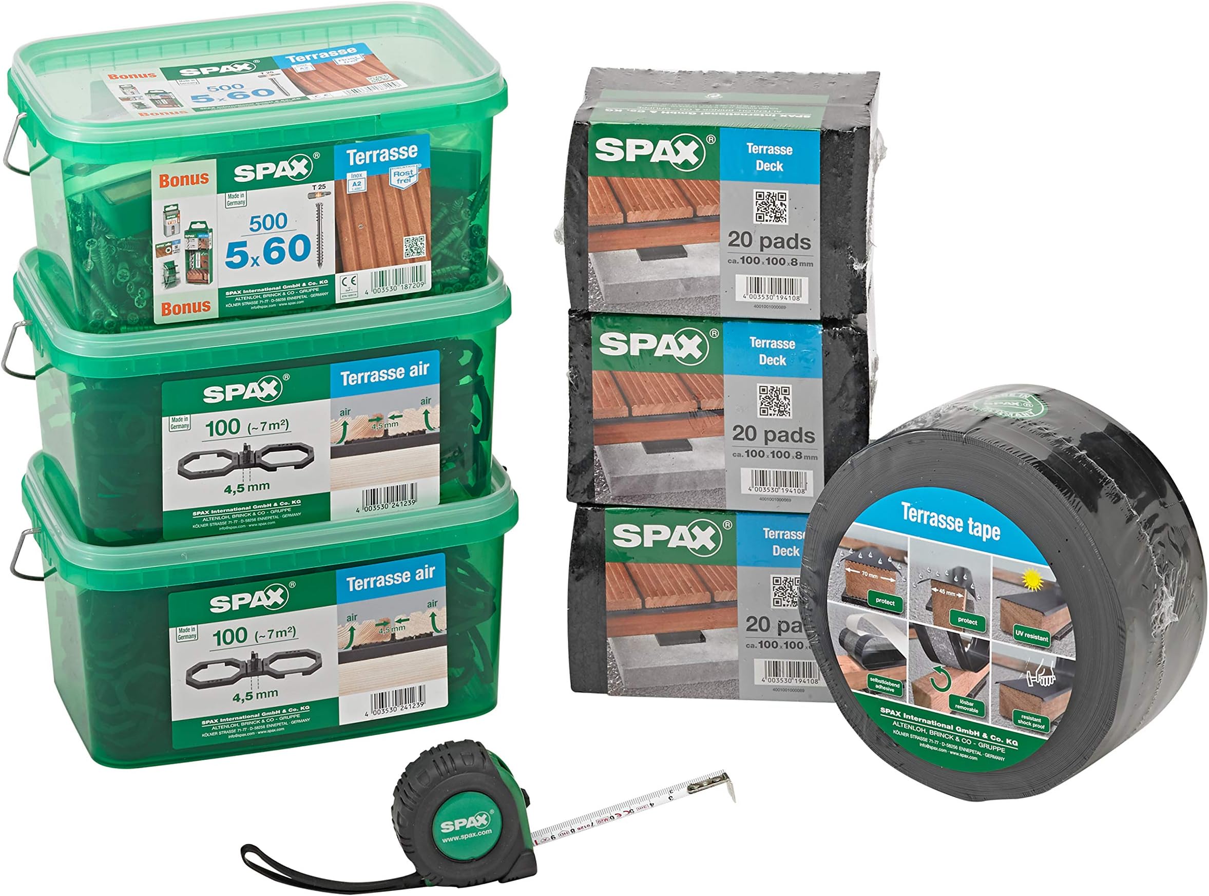 Vipuikos WPC Terrassenclips 200 Stück - Unsichtbare Befestigung 6mm Für WPC/BPC Dielen