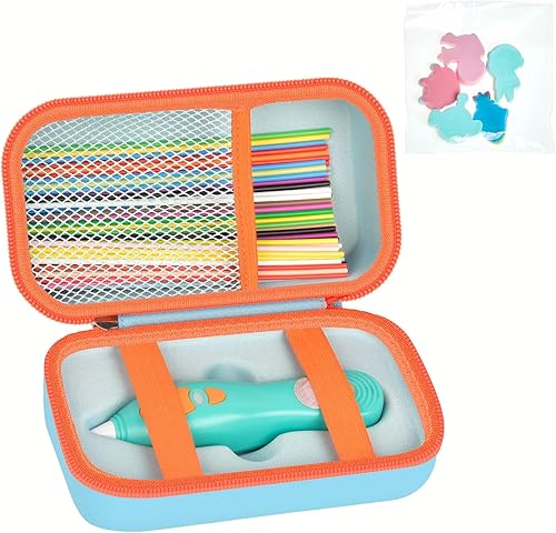 Vista 12 de ANKHOH Estuche Compatible con 3Doodler Start+ Essentials (2023, 2024) para Set 3D, Organizador de Almacenamiento para Recarga de Filamento de todo