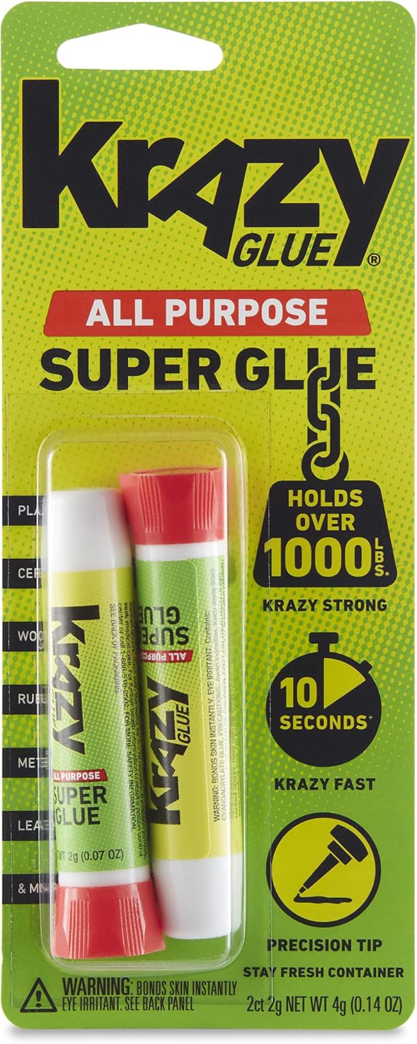 Krazy Glue KG517 Instant Krazy Glue All Purpose 0.07Ounce, 2Pack