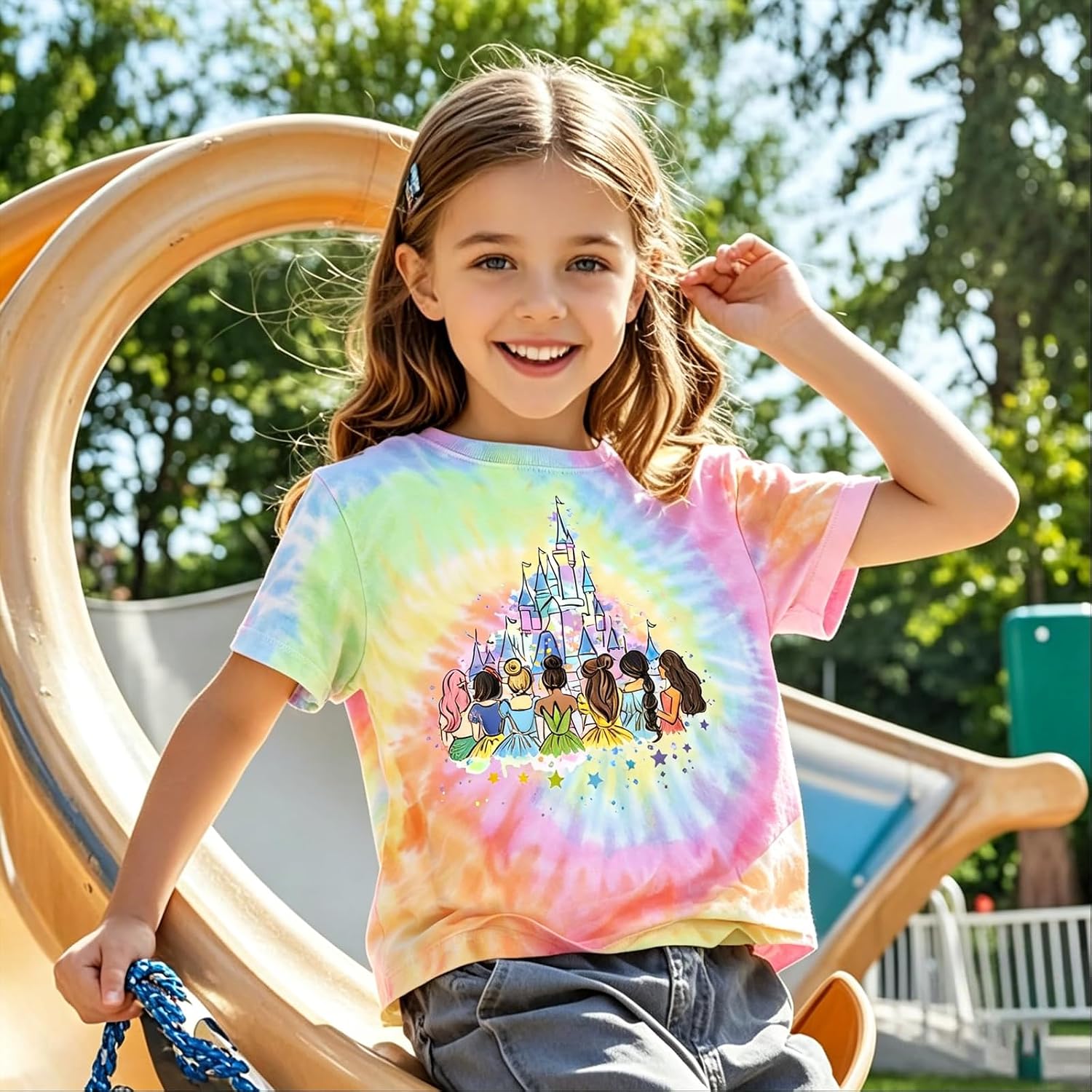 Magical Shirt for Girl: Magic Kingdom Prinecess Tshirt Princess Shirts Youth Girls Cute Family Vacation Trip Tee