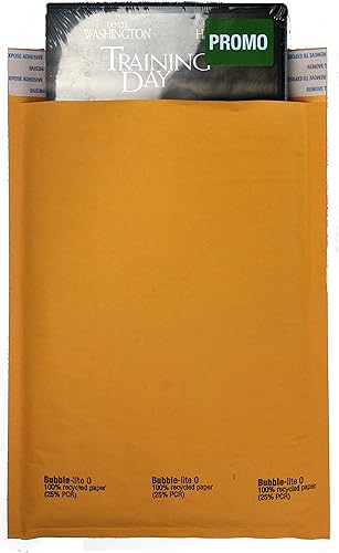 ValueMailers 250#0 6x10 Kraft Yellow Bubble Lite Sobres acolchados de envío