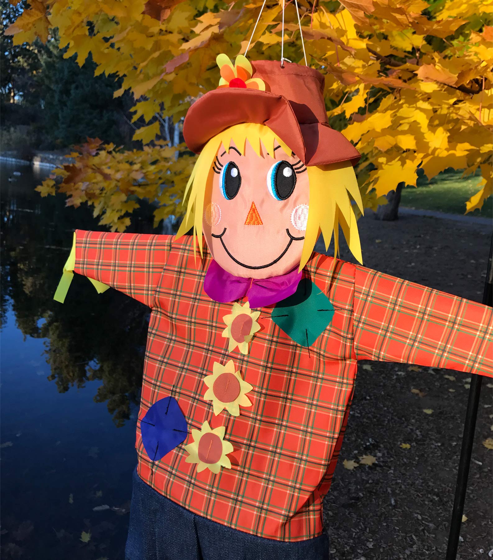 Fall-Themed Windsock for a Whimsical Touch