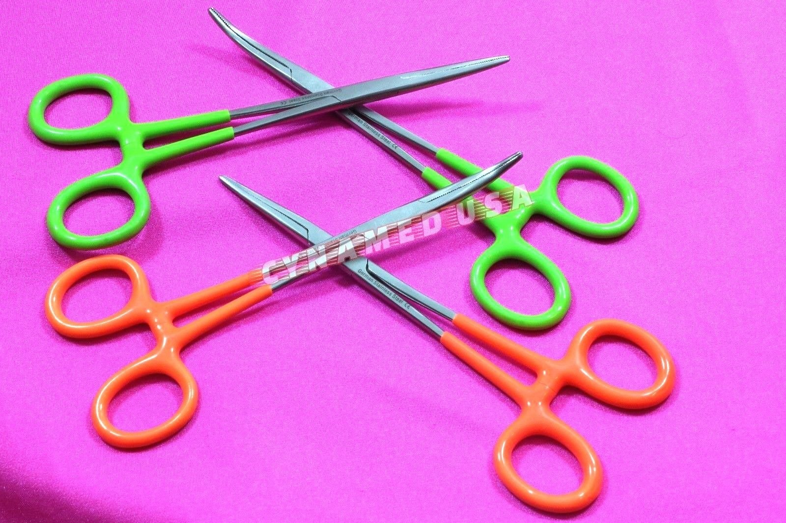 SET OF 4 EACH German Stainless Vinyl Grip 6.25