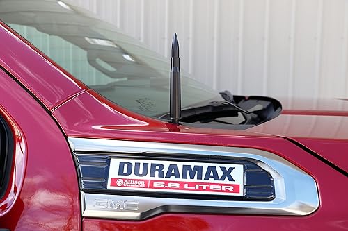 Miniatura 5 de Votex - Fabricado en Estados Unidos - Bala Calibre 50 negro con rojo antena de aluminio - Compatible con Ford F150 - F250 - F350  Jeep Wrangler -