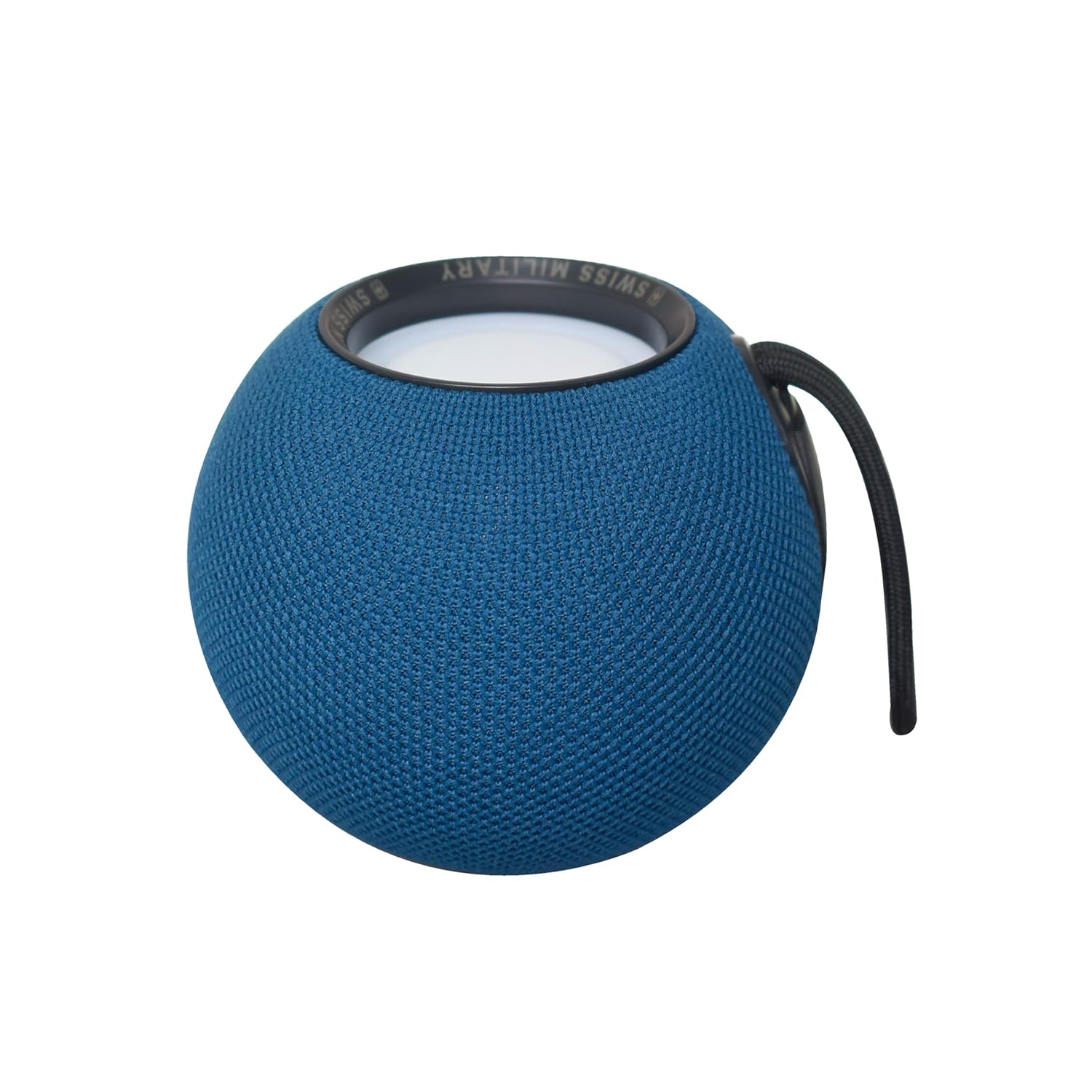 Swiss Military Musica Blue Wireless Bluetooth Speaker, Bluetooth 5.0, 8W Output USB/TF Card/FM/BT/TWS Play Modes, Portable Design, Rich Sound & Deep Bass, Ideal for Home, Travel & Outdoor Use