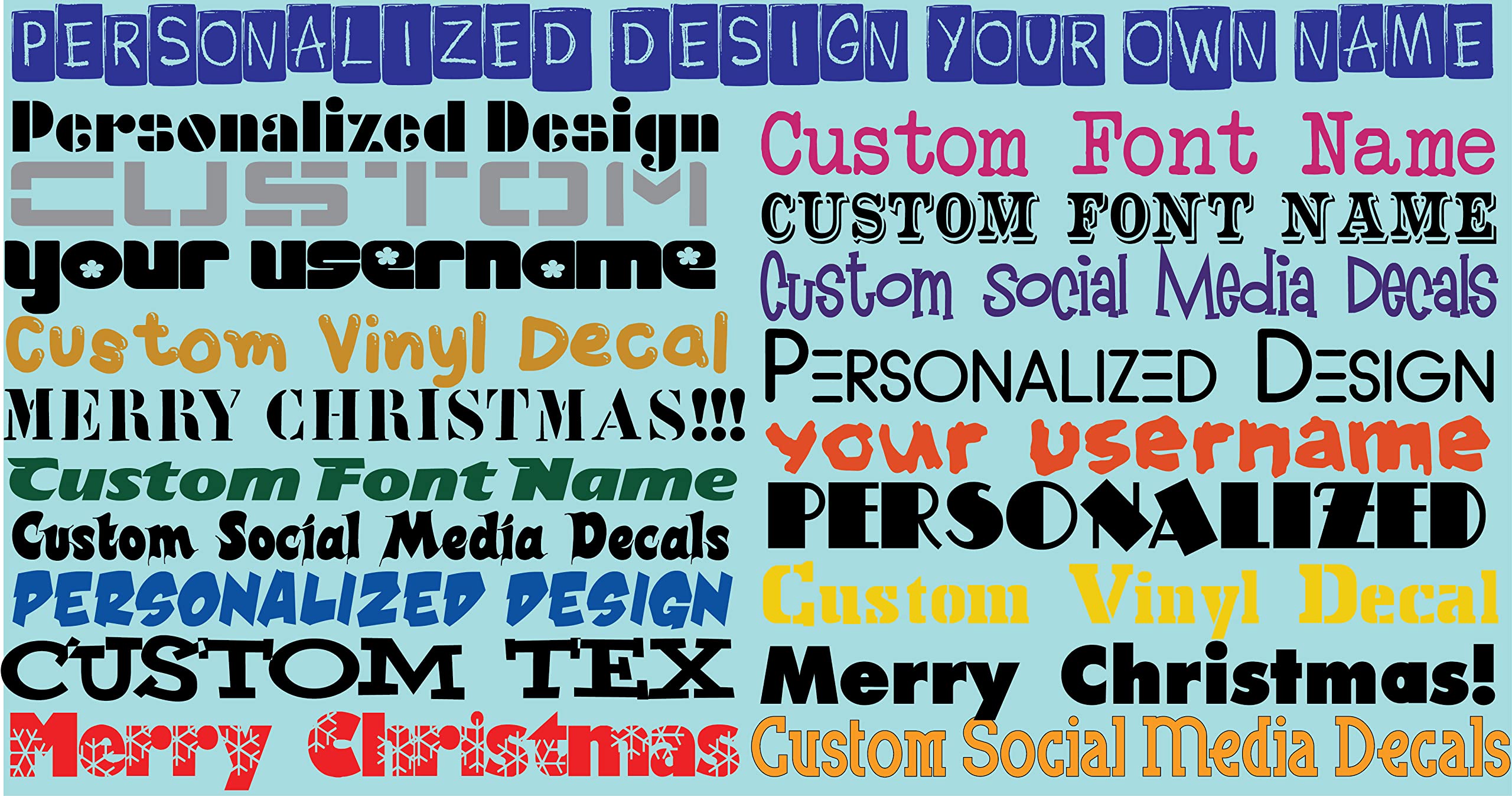 Calcoanía Personalizada Calcoanía De Vinilo Personalizada Para