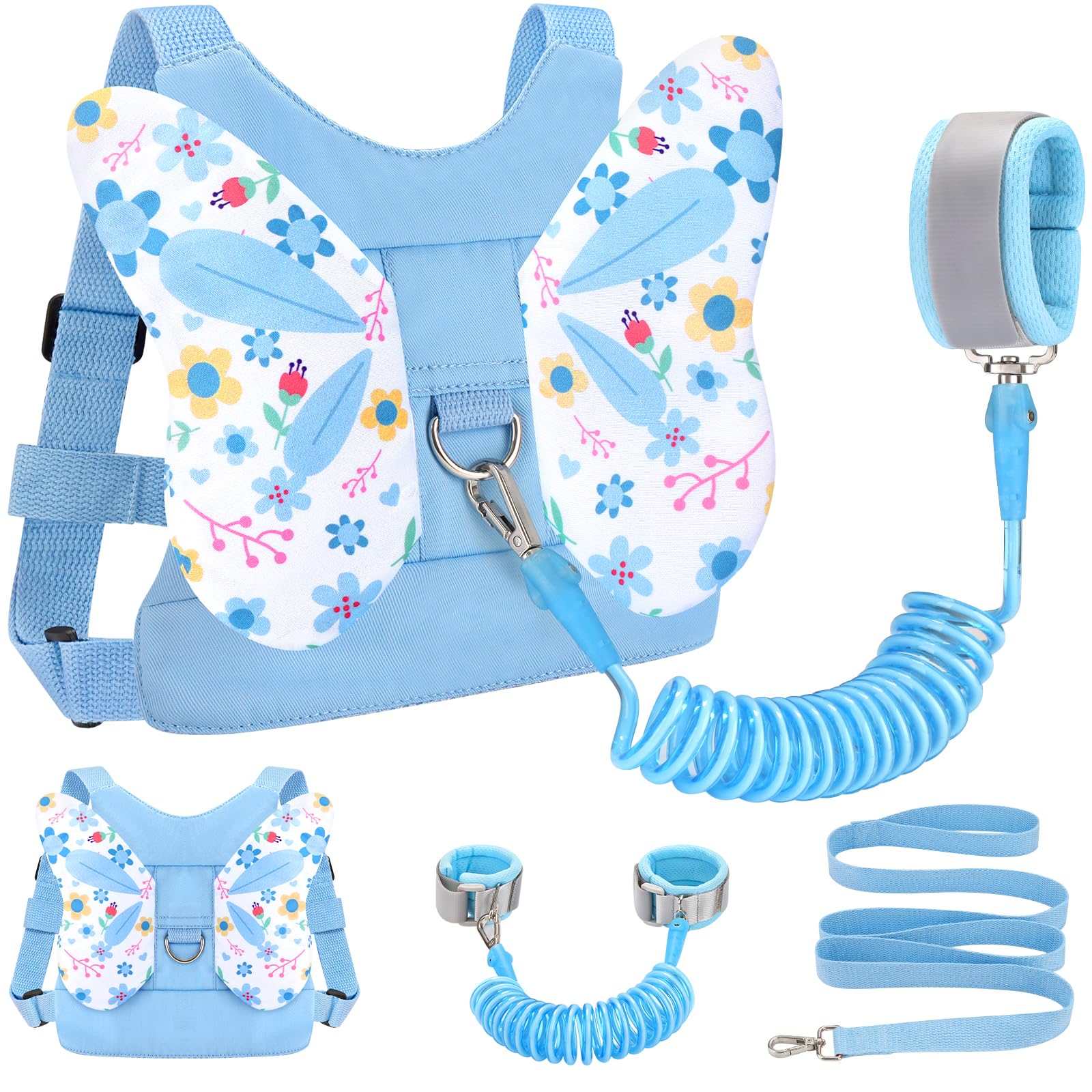 Accmor 3 in 1 Toddler Harness Leashes + Anti Lost Wrist Link, Kids Harness Children Leash for Girls, Child Anti Lost Leash Baby Cute Harness Belt Strap Hold Kids Close While Walking — Amazon image 19