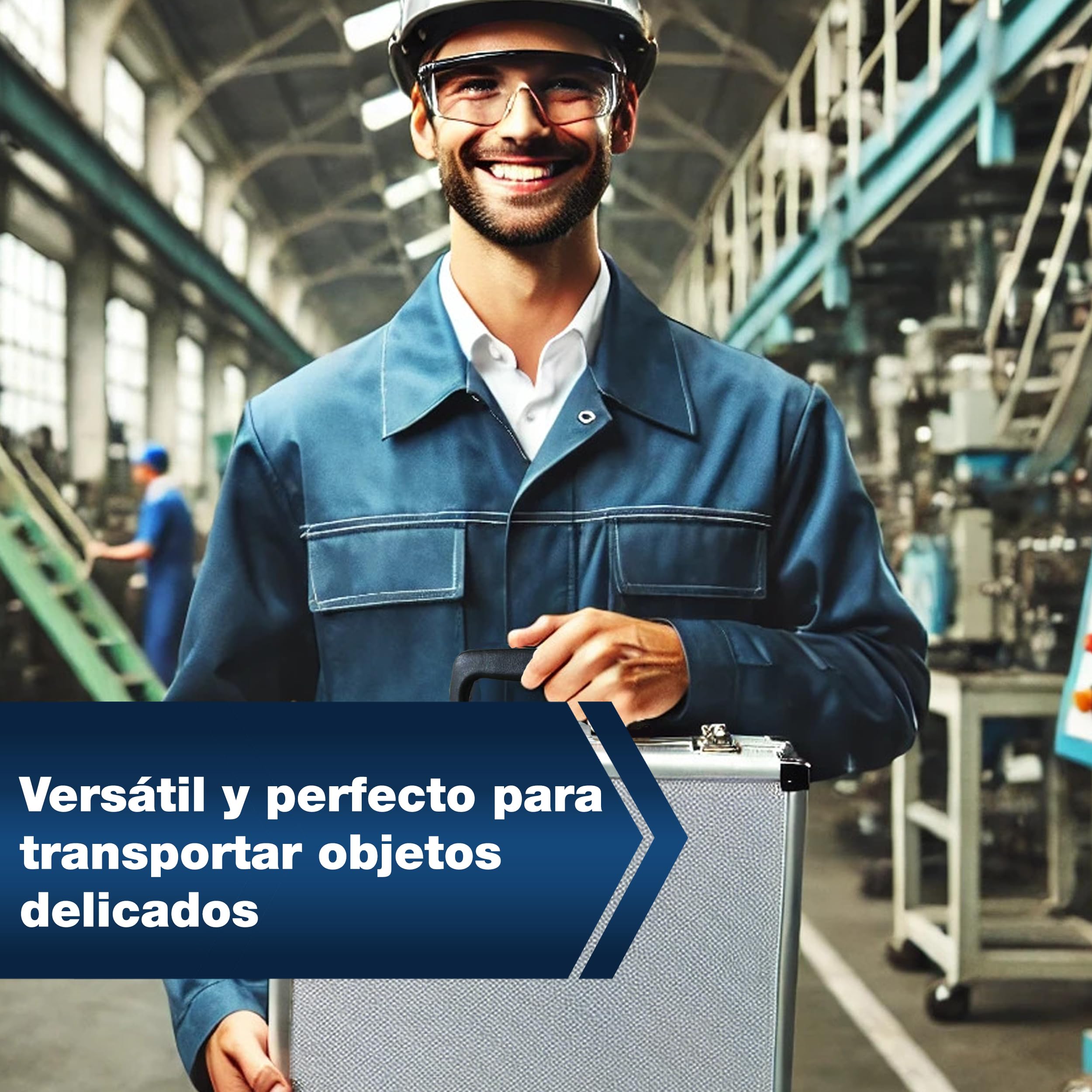 PeakTech 7270 – Estuche universal para dispositivos de medición, robusto, almacenamiento de herramientas, relleno de espuma, con cerradura, protección contra el polvo, XXL - 500 x 350 x 120 mm