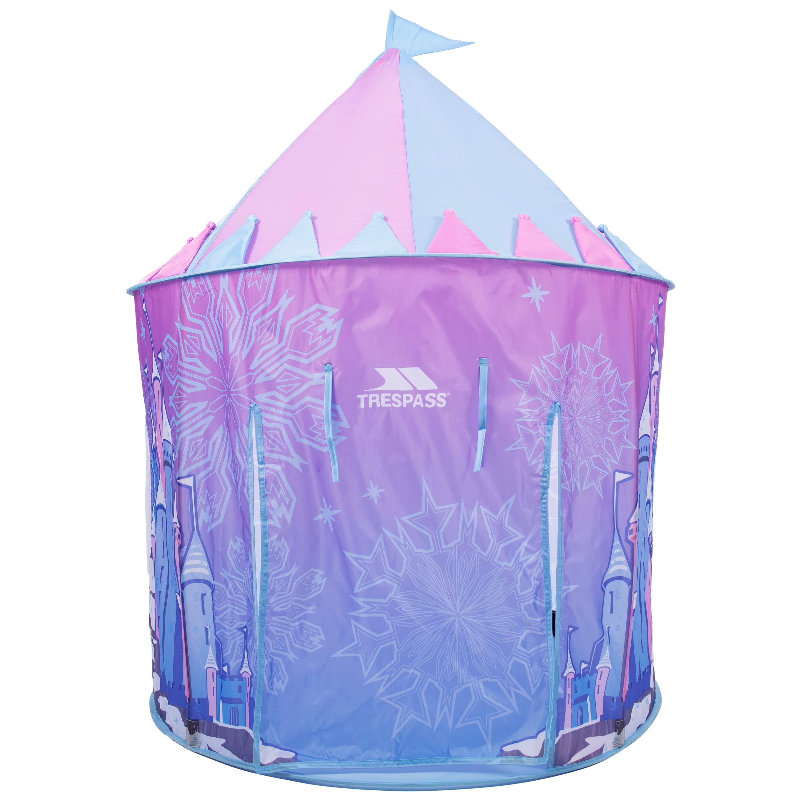 Trespass Namiot Pop Up Namiot do zabawy dla dzieci 130 cm x 105 cm Zamek Impreza Wewnątrz na zewnątrz Ogród Zabawki Zamek