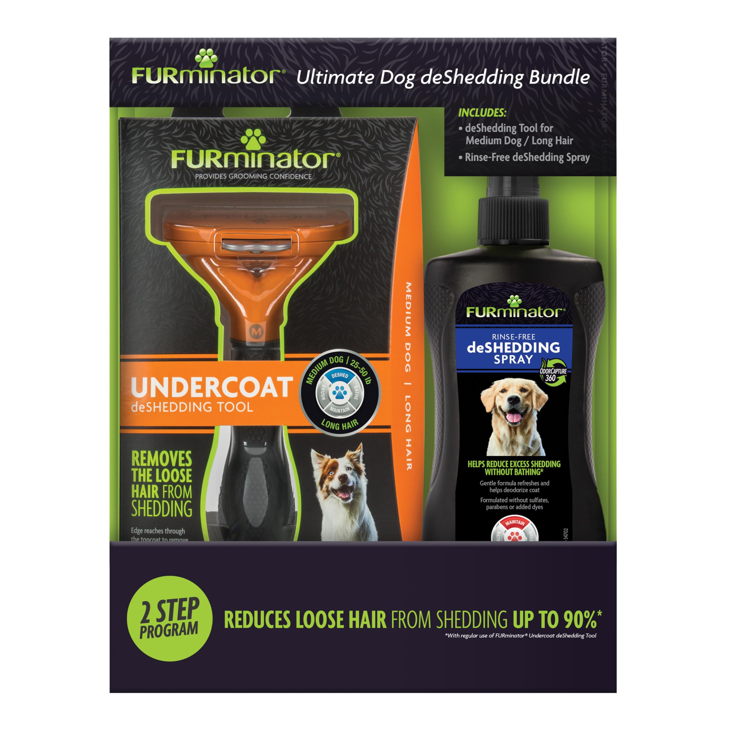 FURminatorUltimate Dog deShedding Bundle