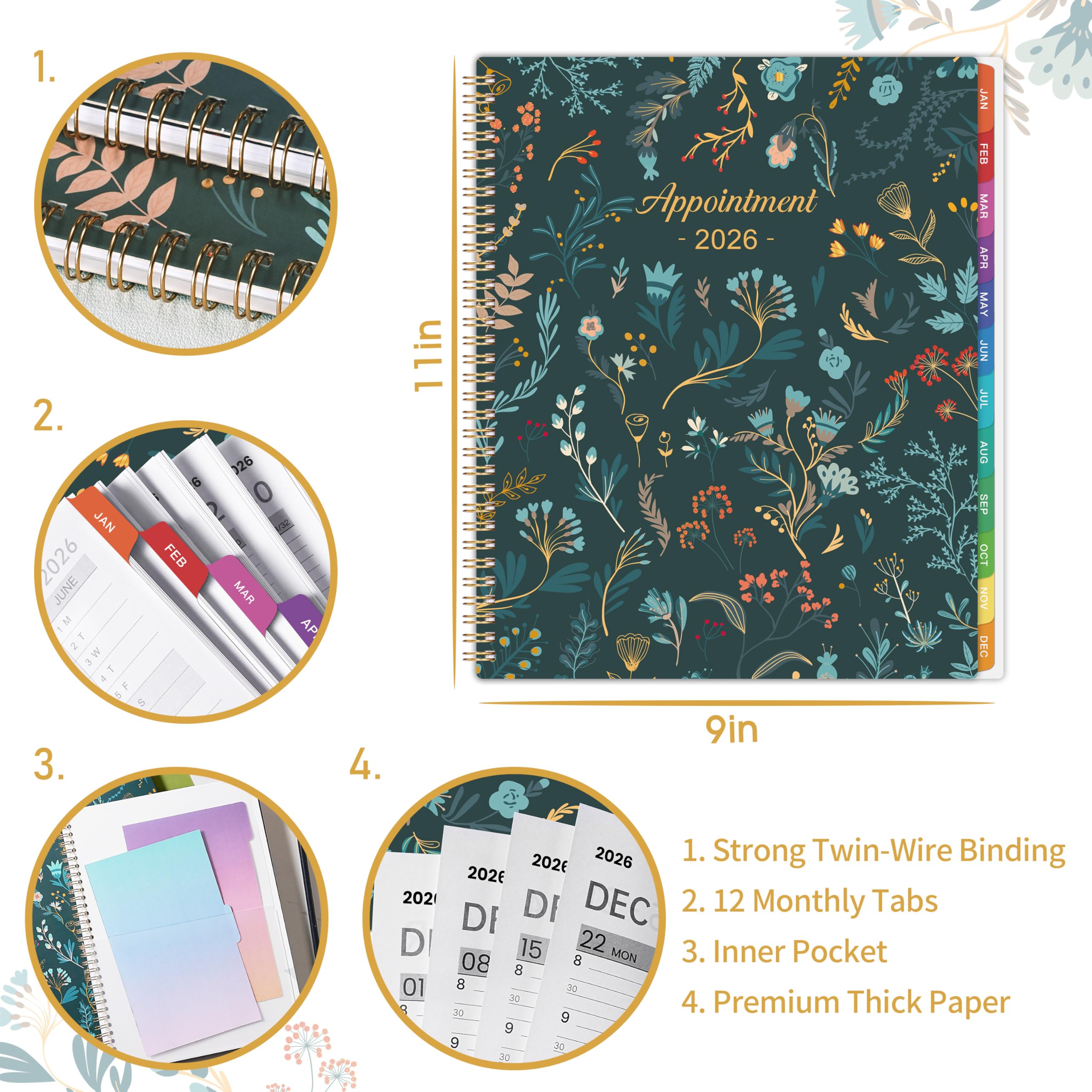 5.5 x 8.5 Daily Planner