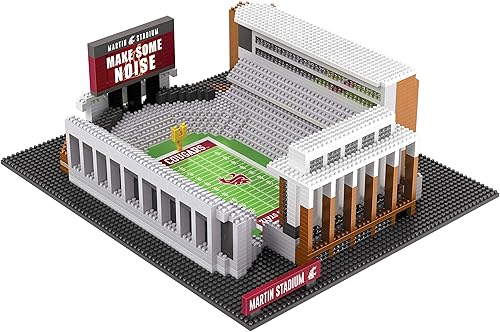 Miniatura 10 de FOCO NCAA Unisex NCAA College 3D BRXLZ Puzzle Team Football Stadium