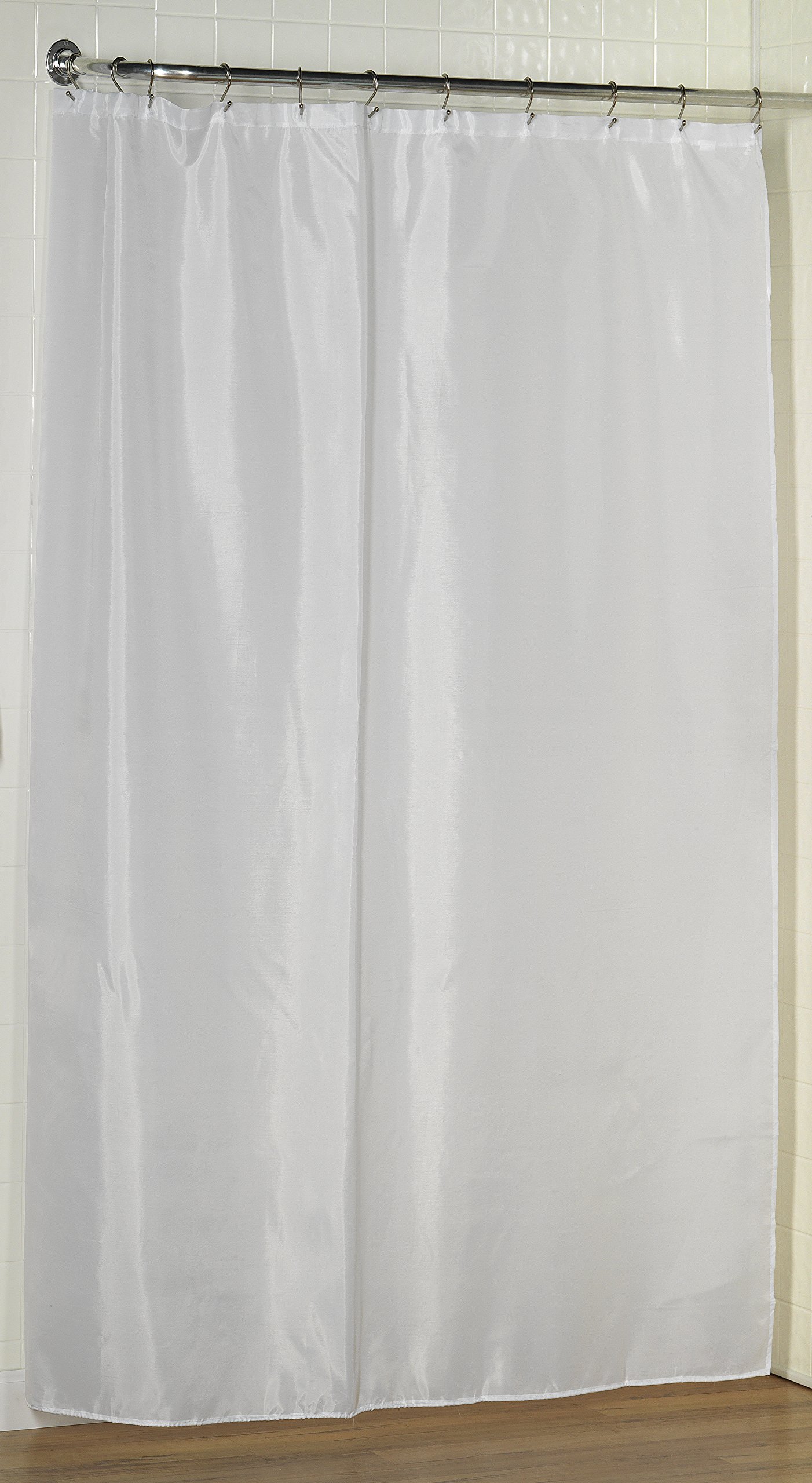 Carnation Home Fashions SC-FAB/96/21 Extra Long Polyester Fabric Shower Curtain Liner, 96