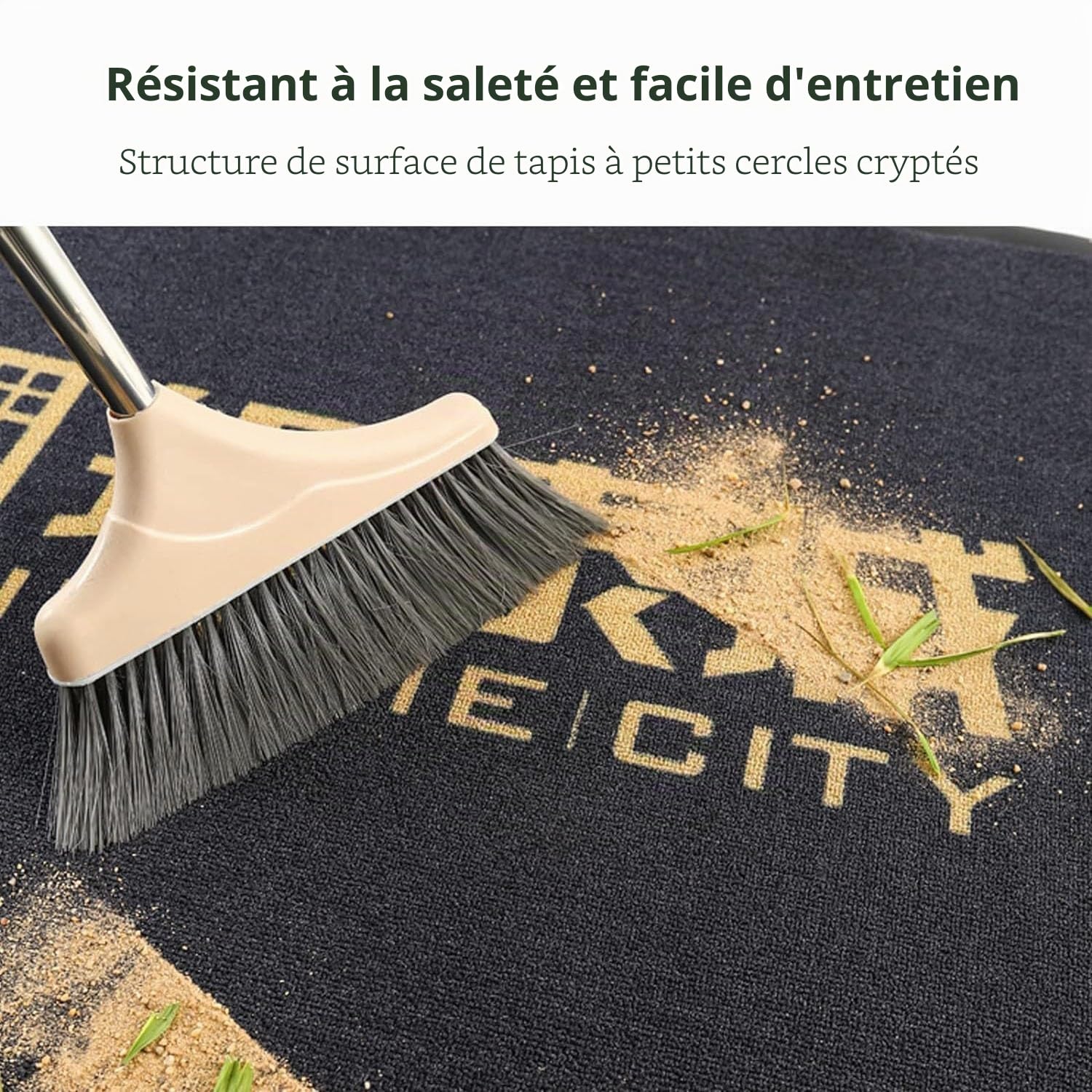 HARVEST HOUSE Tapis Personnalisé de Qualité Commerciale avec Logo de Marque et Texte, Paillasson pour Entreprise, Tapis dans Le Bureau