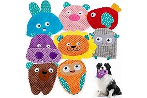 Small Crinkle Dog Toy: 8-Pack Squeaky Plush Dog Toys for Small and Medium Dogs