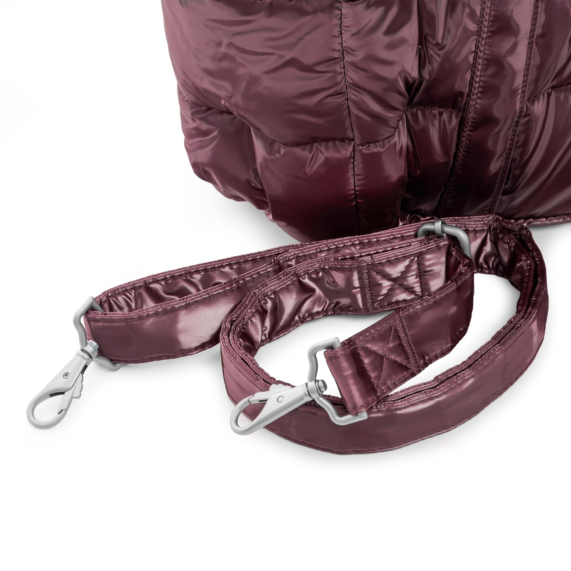 Record - Borsa trasportino Subzero per cani e gatti. Traportino per Cani in poliestere resistente con effetto cangiante. Tracolla removibile, fondo e tasca interna con zip | Rosso, 42,5 x 20 x 29 cm