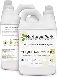 Sponsored Ad - Heritage Park All-Purpose Fragrance Free, Hypoallergenic, pH-Neutral Laundry Detergent - Dermatologist-test...