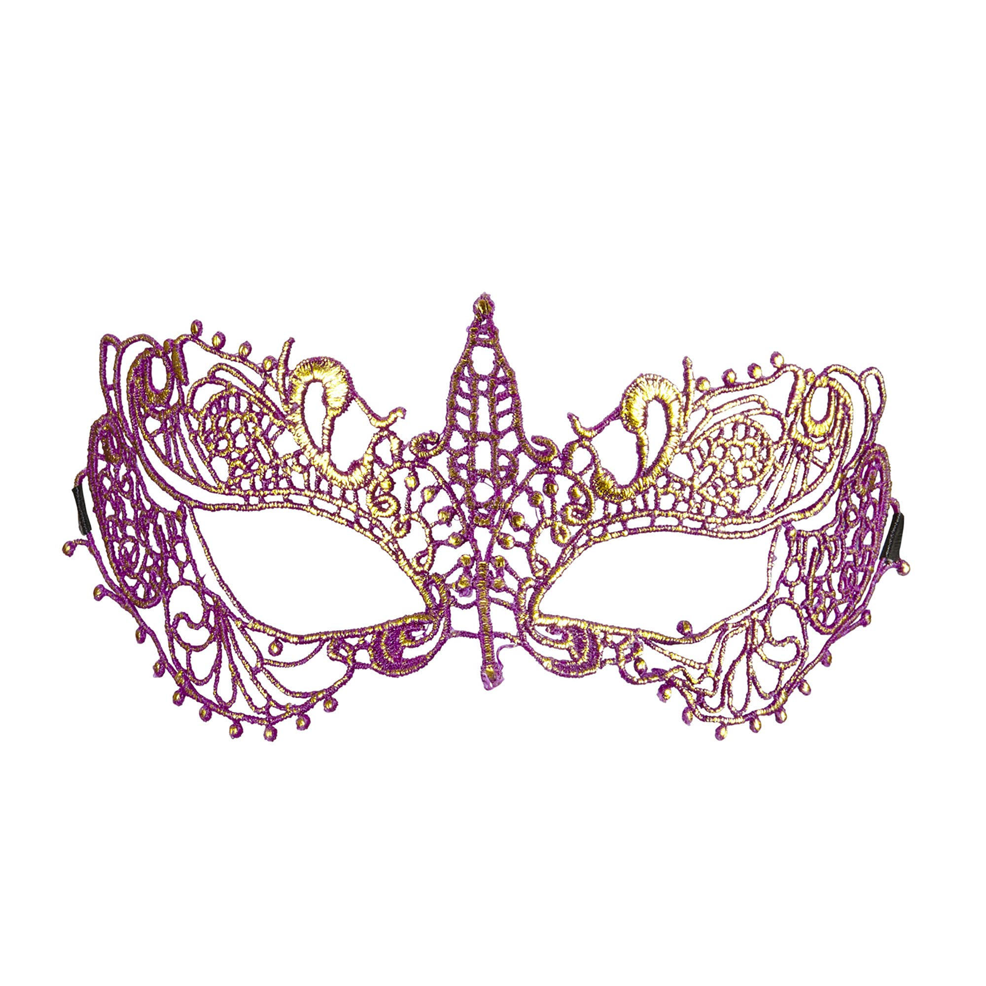Widmann METALLIC PURPLE LACE EYEMASK โ image 1