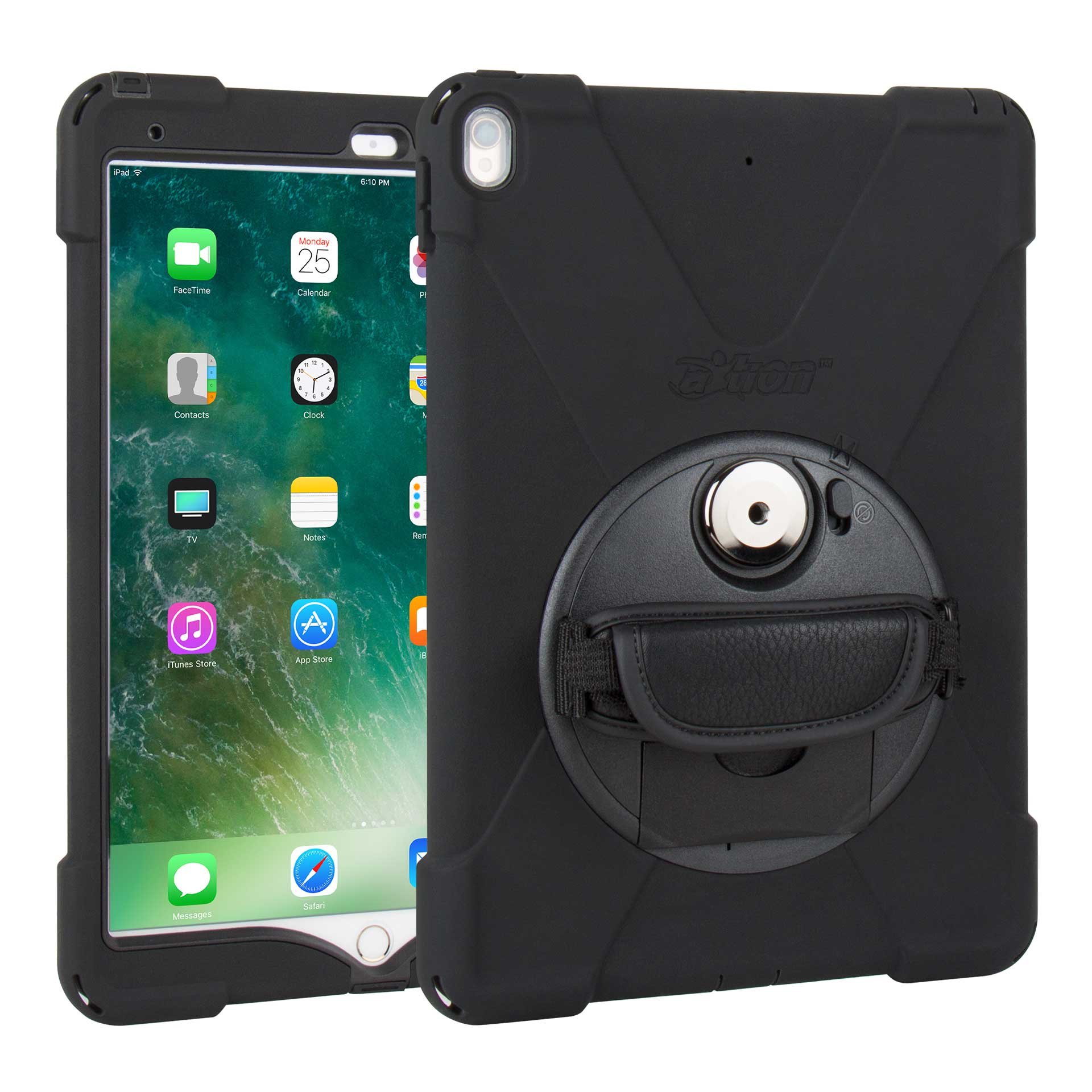 The Joy Factory aXtion Bold MP Custodia antiurto resistente all'acqua per iPad Pro 10.5", pellicola proteggi schermo integrata, cinturino per mano, cavalletto (CWA702)