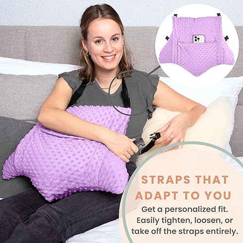 Miniatura 3 de MOYOAMA Almohada de histerectomía poscirugía para recuperación de histerectomía imprescindible - Almohada de cirugía para abdomen, almohada