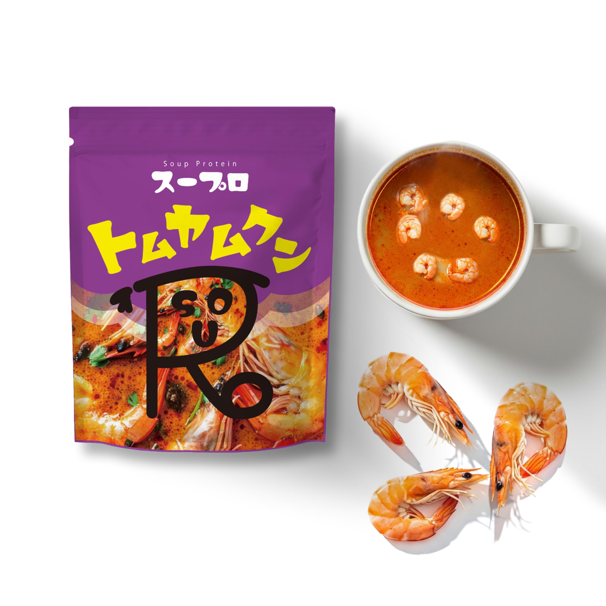 スープロ トムヤムクン 2袋セット Amazon.co.jp: スープロ トムヤムクン 350g ホットで飲めるスープ