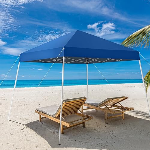 Tienda de campaña desplegable Ez de 10 x 10 pies, tienda de campaña comercial plegable portátil para exteriores, resistente, cenador instantáneo con