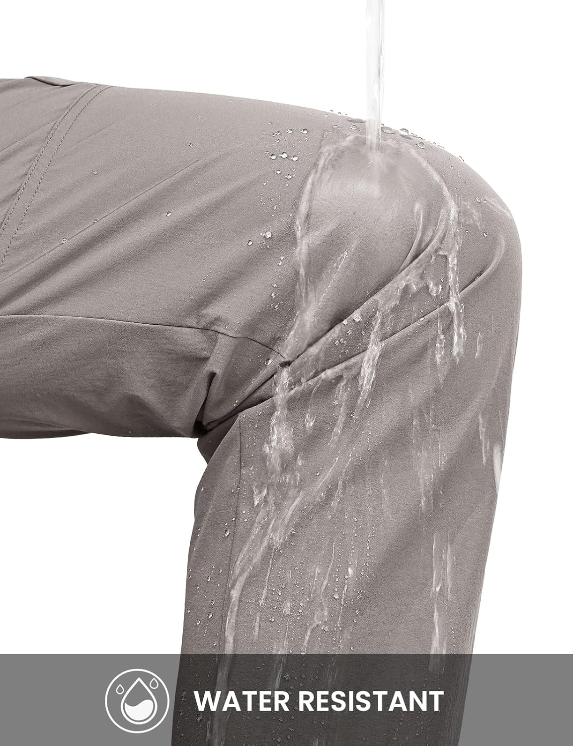 Gopune Women's Hiking Cargo Pants Lightweight Quick Dry Water Resistant Camping Work Travel Pants - Image 4