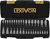 LEXIVON Master TORX Bit Socket Set, Premium S2 Alloy Steel | Complete 34-Piece, Solid Star & Tamper Proof T6 ~ T70 | Enhanced Storage Case LX-149