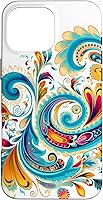Vista 19 de Turquoise Paisley Boho Chic Case for iPhone 17