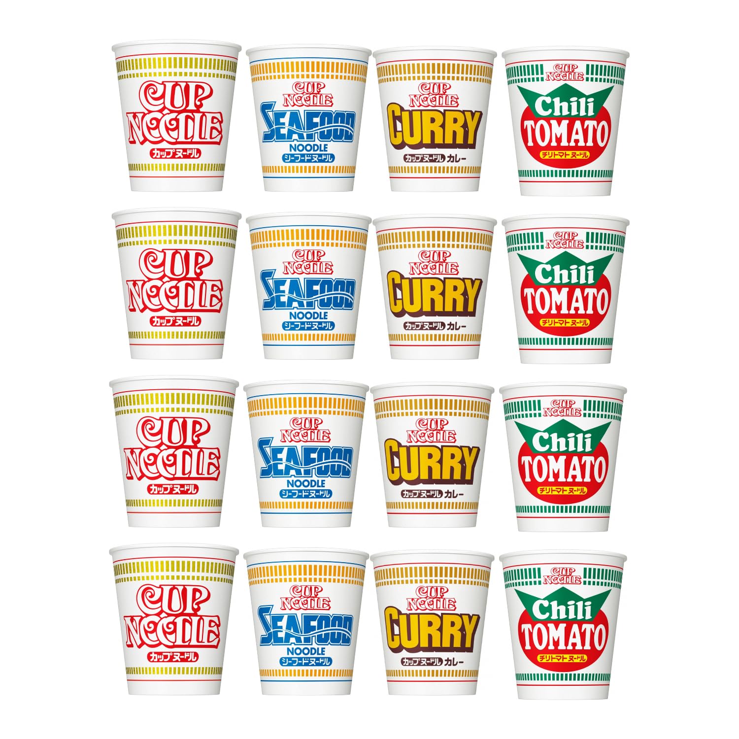 Amazon.co.jp: カップヌードル 4種16食 詰め合わせ カップヌードル