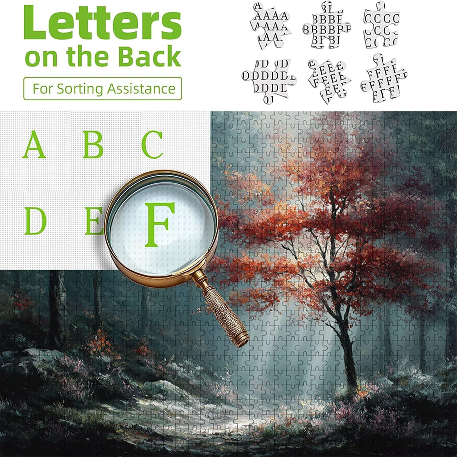 Arbre Puzzle 2000 pièces Adultes, Puzzle Bois 99x70cm, Adultes Jeu éducatif Défi énigme avec Une Boîte d'emballage Exquise, Jeu Relaxant Détente Collection, Cadeau Fille, Decoration, (Planter) P-1634