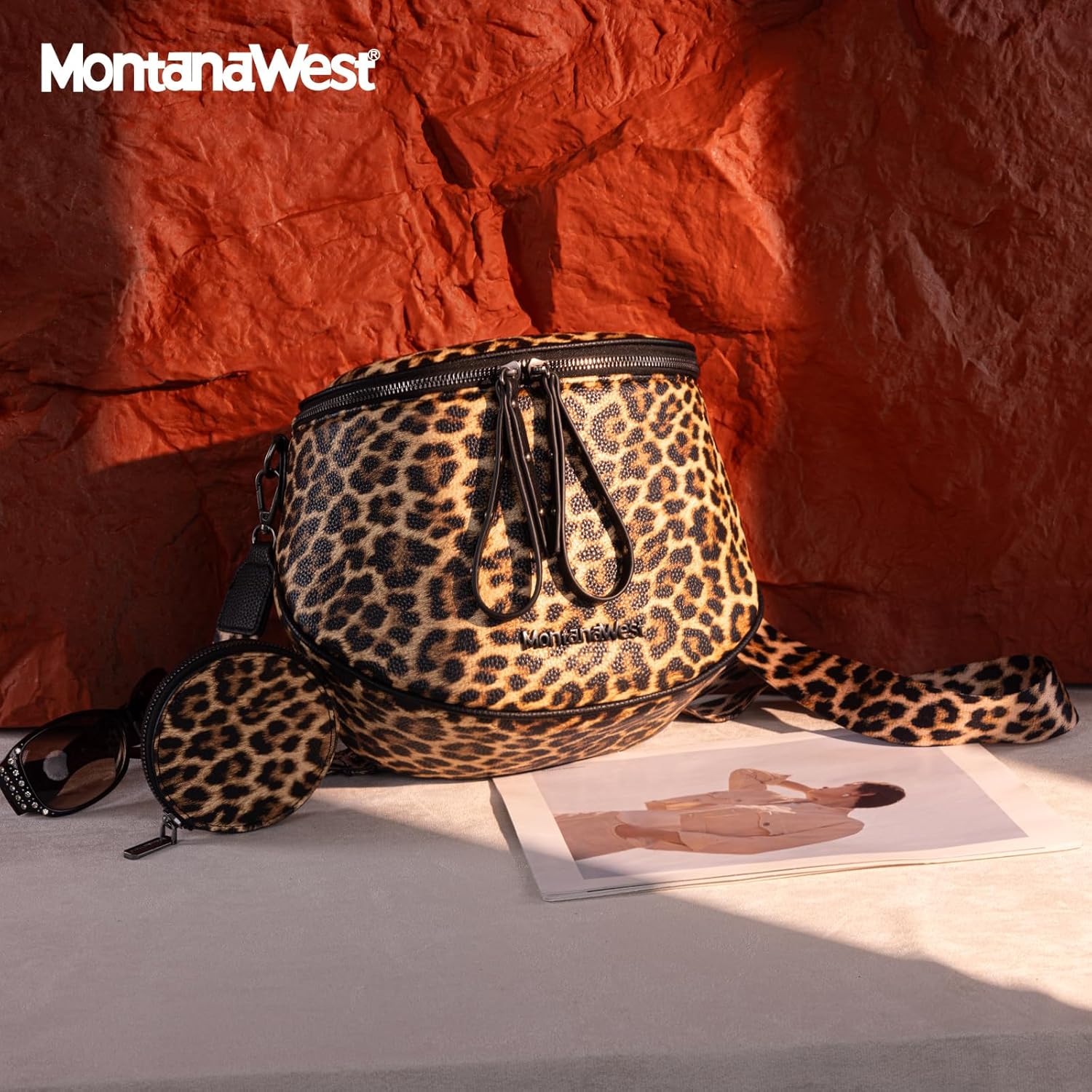 Montana West Large Crossbody Bags for Women Bum Bag Sling Purse with Adjustable Strap - Image 7