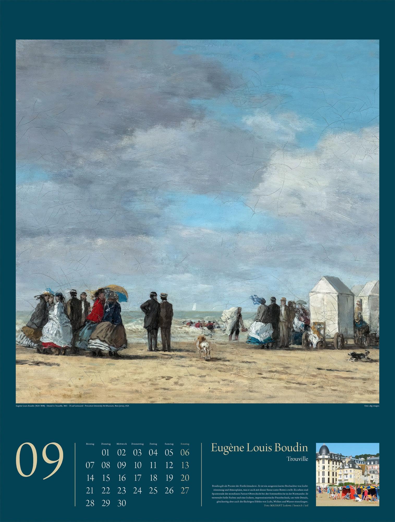 KunstGeschichten Kalender 2026 | Meisterwerke und die Orte ihrer Inspiration | Informativer Kunstkalender im großen Hochformat (50x66 cm) | Mit Texten