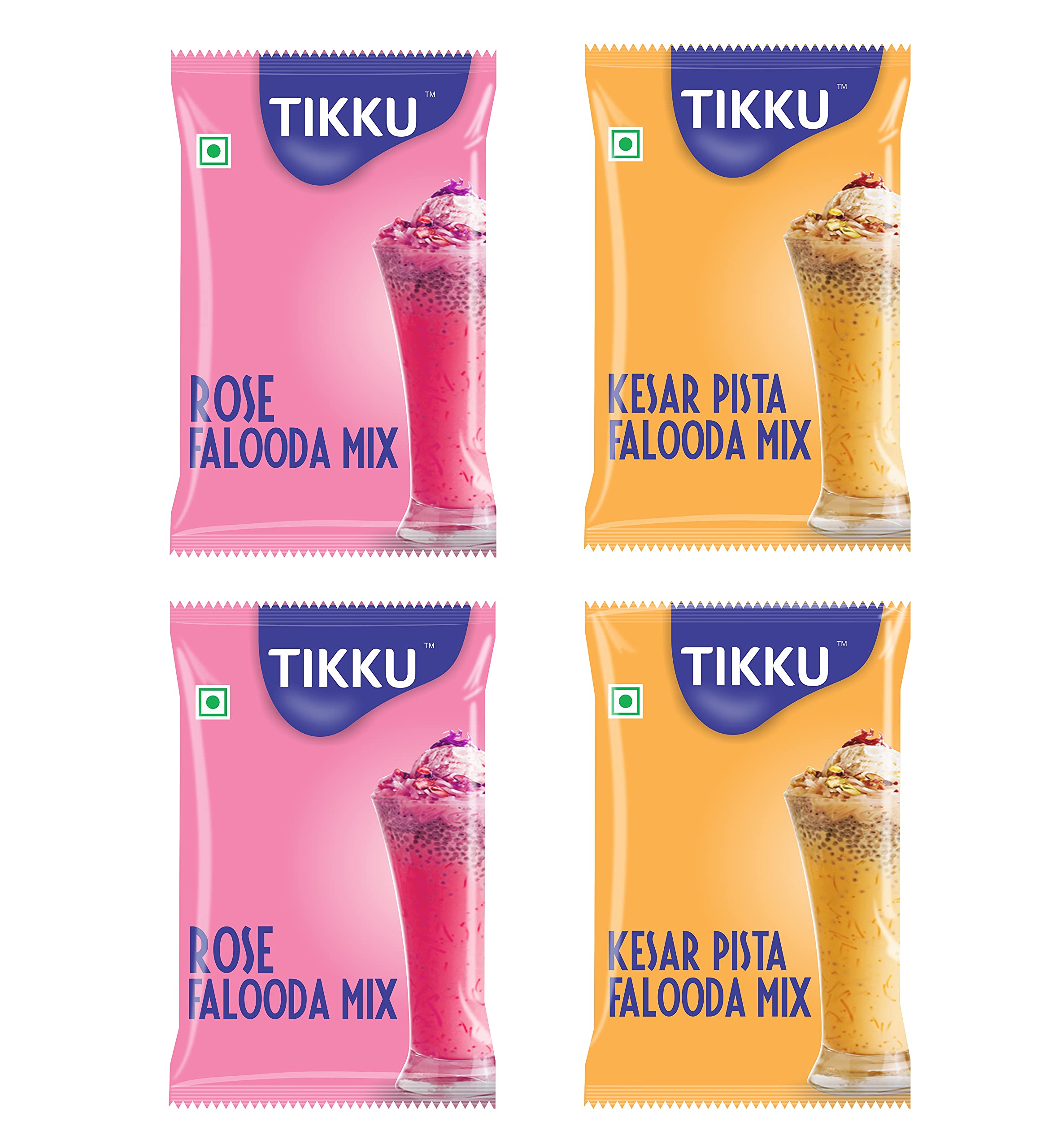 Tikku Combo of Kesar Pista and Rose Falooda Mix 100g X Pack of 4 (B08G1L9L9B) Amazon Price History, Amazon Price Tracker
