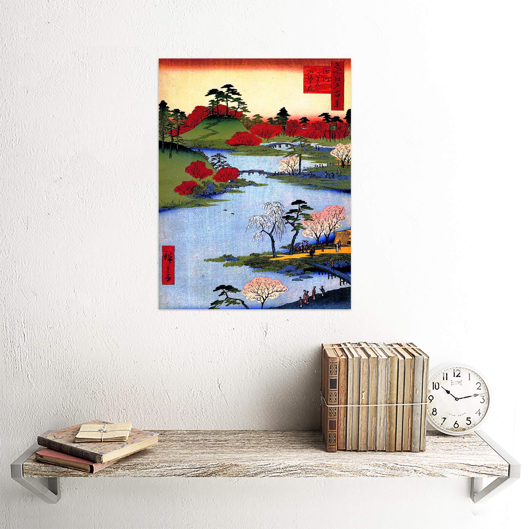 Amazon.com: Wee Blue Coo Painting Japanese Woodblock Colourful