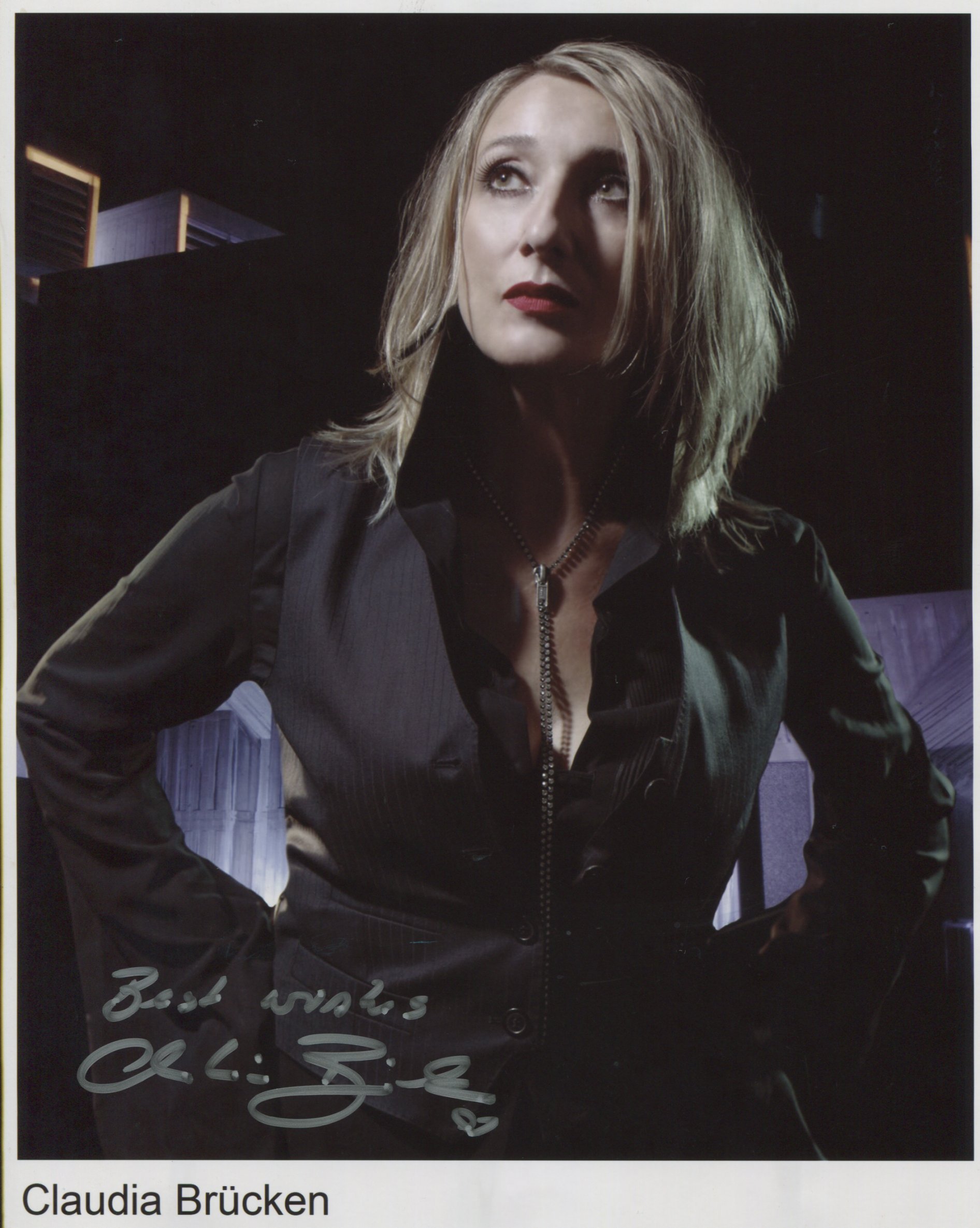 Claudia Brucken Brücken Propaganda SIGNED Photo 1st Generation